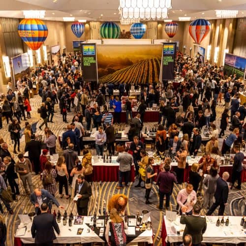 birds view california wine fair